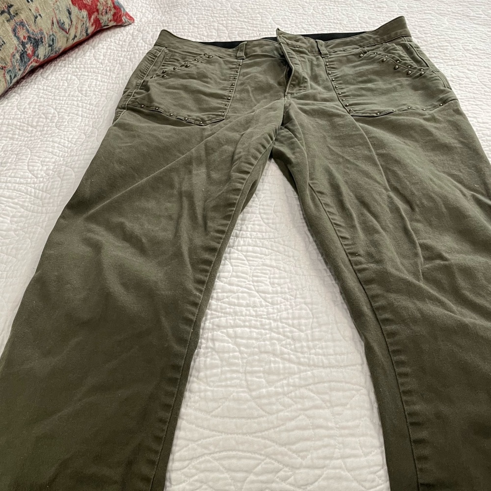 Wit & Wisdom Olive Straight Leg Pants
